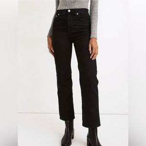 Madewell slim wide leg crop